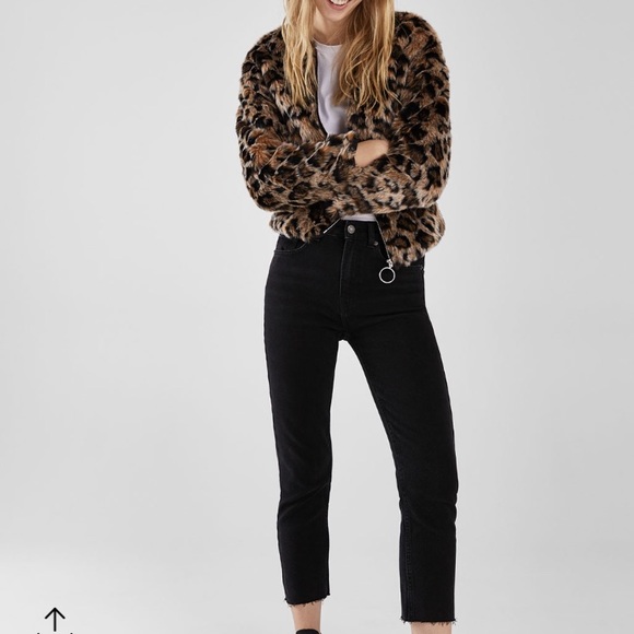 Zara Jackets & Blazers - ON HOLD Leopard faux fur bomber jacket